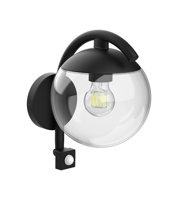 Lampu Dinding Induksi Kaca Bulat Parrot Bend HR60671S Lampu Dinding Induksi Kaca Bulat Parrot Bend HR60671S
