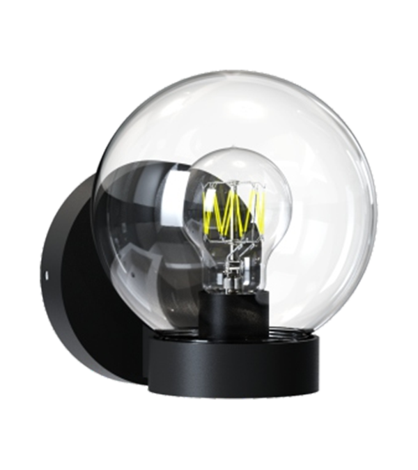 Lampu Dinding Plastik Kaca Bulat HR60771 Lampu Dinding Plastik Kaca Bulat HR60771