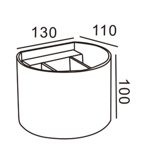130 Lampu Dinding Peredupan Dua Arah Setengah Lingkaran HR60431-G9 130 Lampu Dinding Peredupan Dua Arah Setengah Lingkaran HR60431-G9
