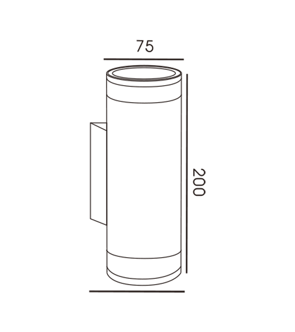 75 Pipa Double Deck Double Head Penutup PAMM Lampu Dinding HR60278 75 Pipa Double Deck Double Head Penutup PAMM Lampu Dinding HR60278