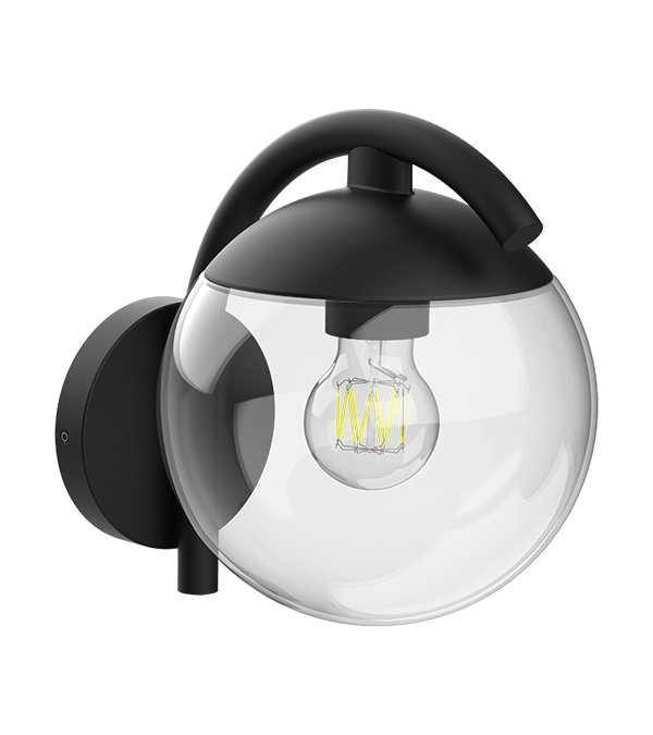 Lampu Dinding Kaca Bulat Parrot Bend HR60671 Lampu Dinding Kaca Bulat Parrot Bend HR60671