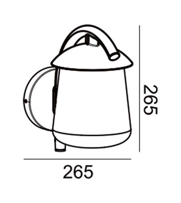 Lampu Dinding Kaca Flat Top Parrot Bend HR60673 Lampu Dinding Kaca Flat Top Parrot Bend HR60673