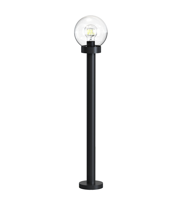 Lampu Taman Plastik Kaca Bulat HR60775-330 Lampu Taman Plastik Kaca Bulat HR60775-330