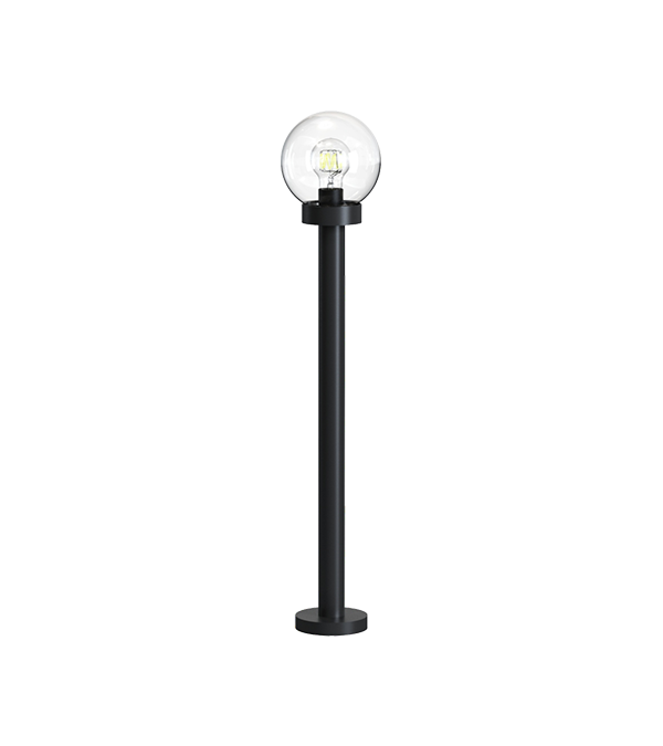 Lampu Taman Plastik Kaca Bulat HR60775-930 Lampu Taman Plastik Kaca Bulat HR60775-930