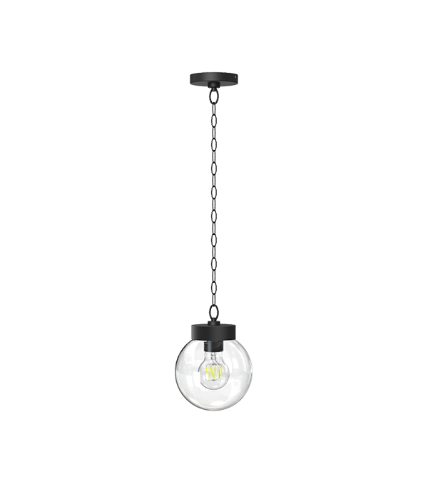 Lampu Gantung Plastik Kaca Bulat HR60774 Lampu Gantung Plastik Kaca Bulat HR60774