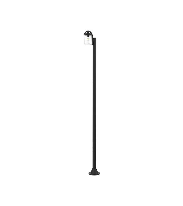 Lampu Taman Flat Top Kepala Tunggal HR60702 Lampu Taman Flat Top Kepala Tunggal HR60702