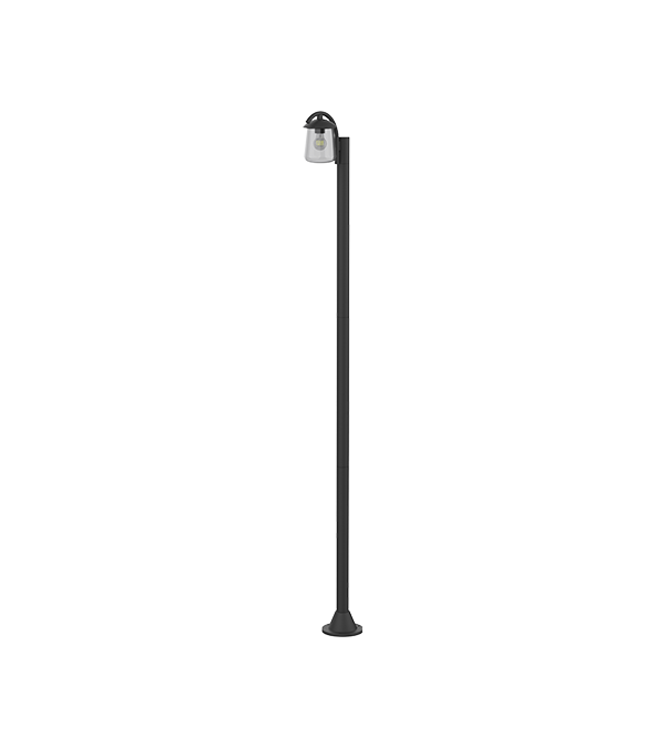 Lampu Taman Flat Top Kepala Tunggal HR60702 Lampu Taman Flat Top Kepala Tunggal HR60702