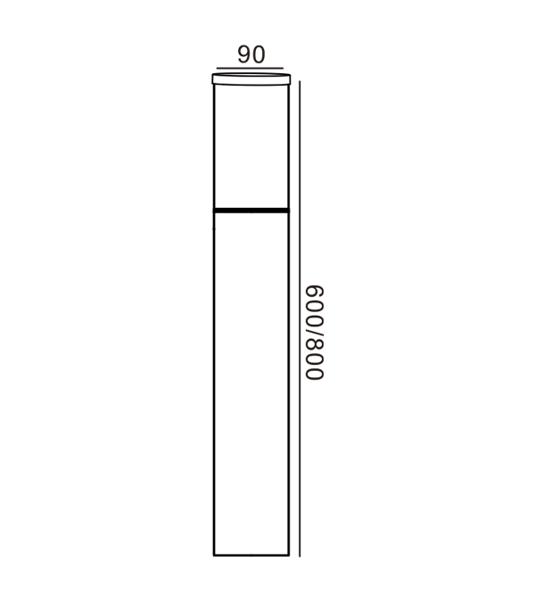 90 buah Lampu Taman Dinding Tertutup HR60101-800 90 buah Lampu Taman Dinding Tertutup HR60101-800