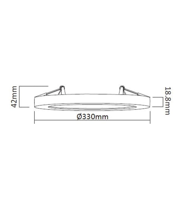 Lampu Plafon LED 330 HR10101 Lampu Plafon LED 330 HR10101