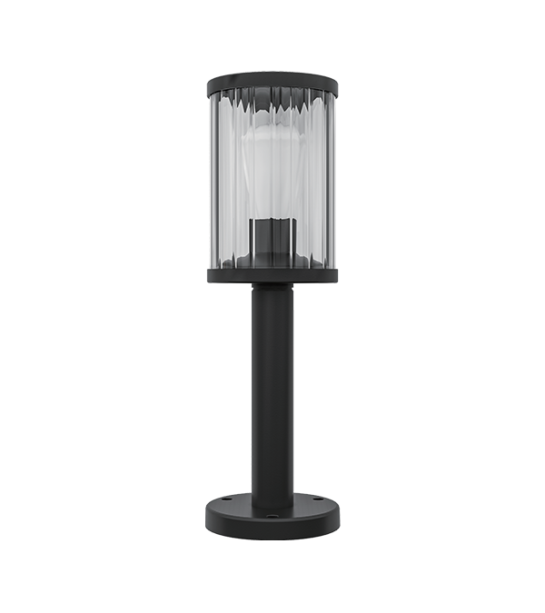 Lampu Taman LED Kaca Bergaris Vertikal HR60132-600 Lampu Taman LED Kaca Bergaris Vertikal HR60132-600