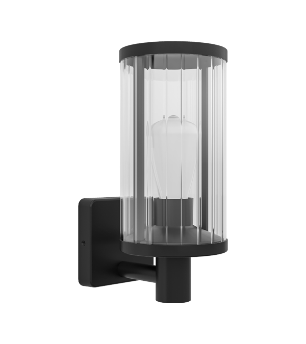 Lampu Dinding Kaca Garis Vertikal E27 HR60131 Lampu Dinding Kaca Garis Vertikal E27 HR60131